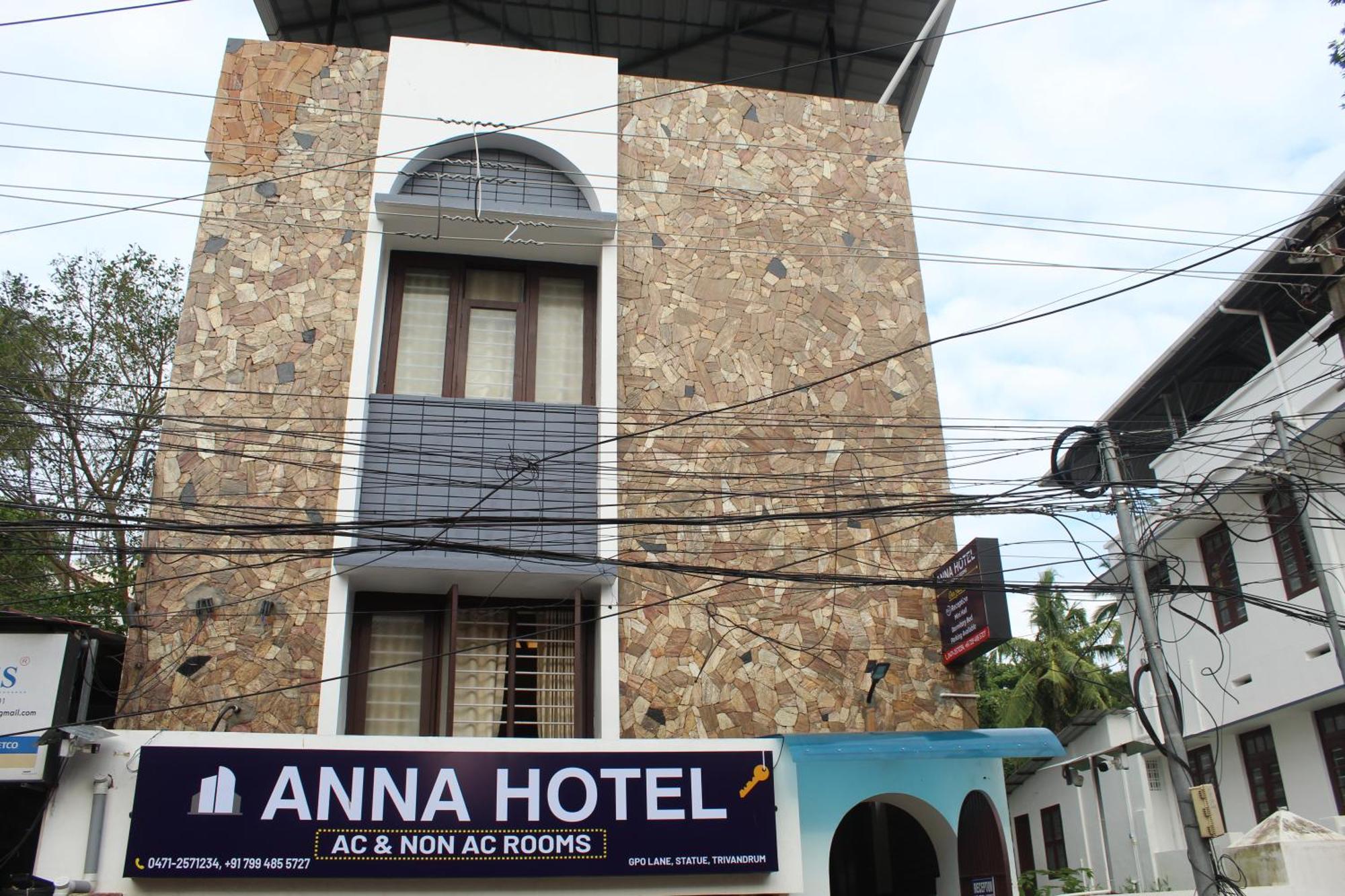 Anna Hotel Thiruvananthapuram Exterior photo